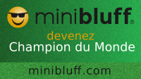 Jeannine joue au Minibluff